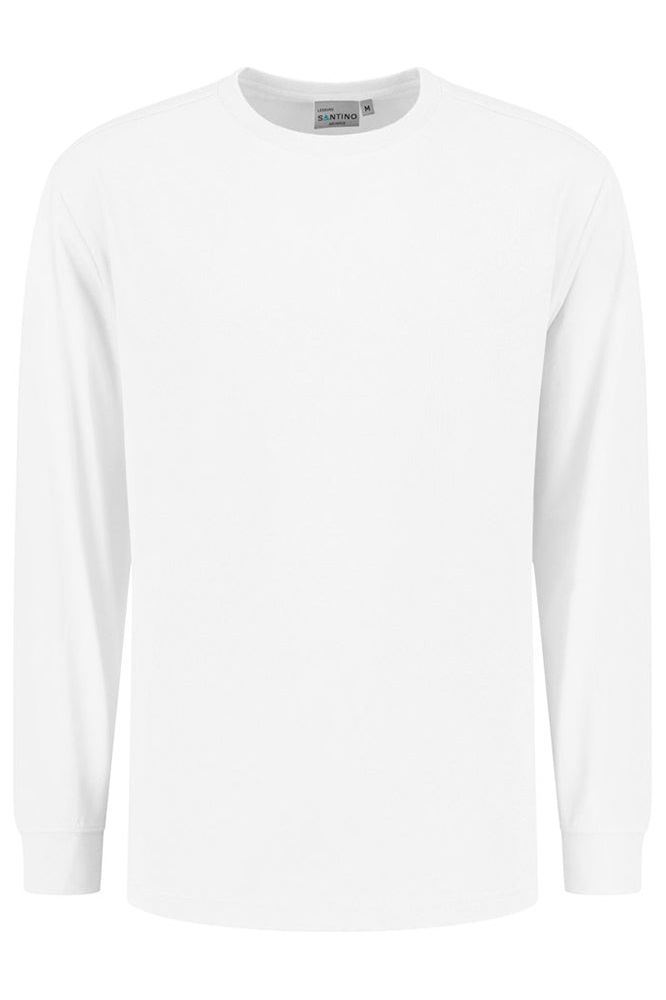 Santino T-shirt Ledburg White - Bedrijfskleding Koning