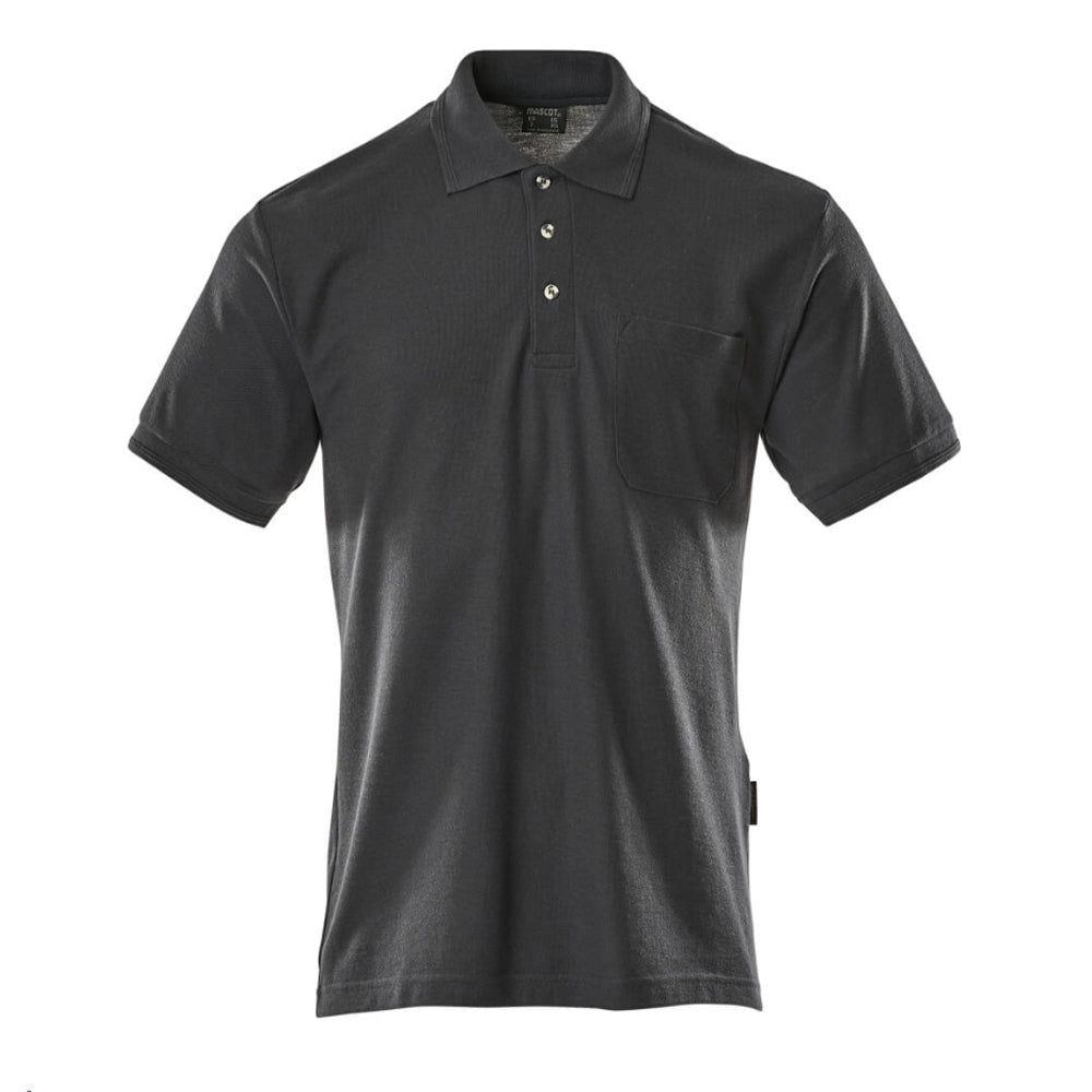 Mascot Crossover Polo Shirt With Chest Pocket 00783