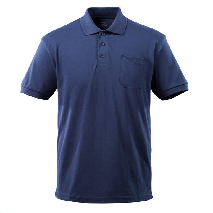 Mascot Crossover Polo Shirt With Chest Pocket 51586