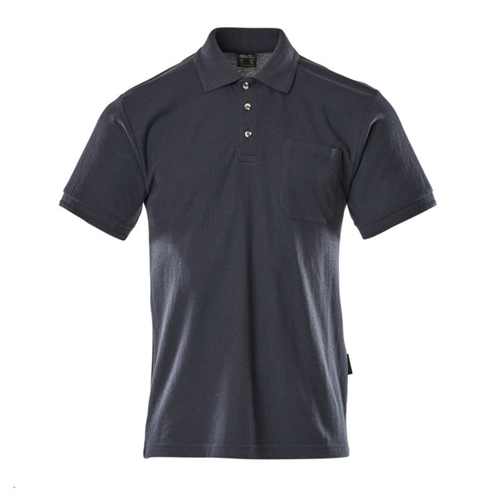 Mascot Crossover Polo Shirt With Chest Pocket 00783