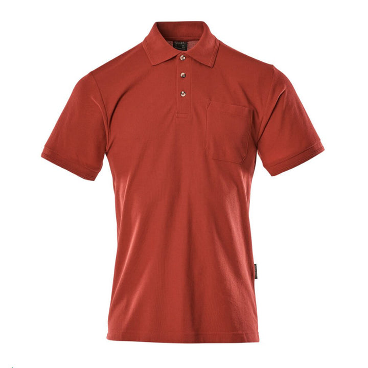 Mascot Crossover Polo Shirt With Chest Pocket 00783